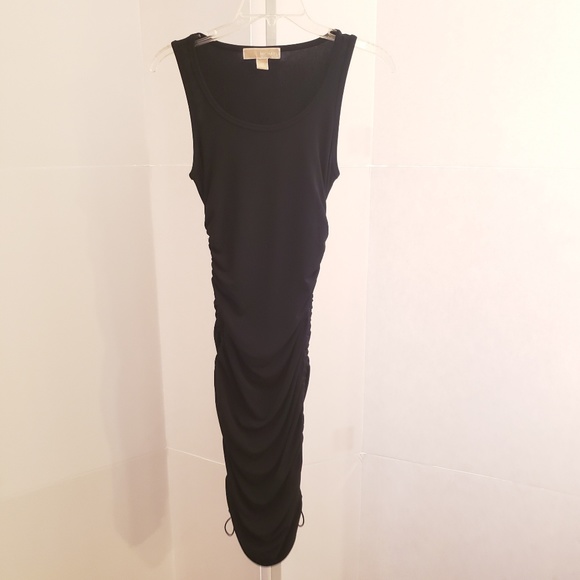MICHAEL Michael Kors Dresses & Skirts - MICHAEL Michael Kors black scrunch sides dress XS MICHAEL Michael Kors Dresses & Skirts - MICHAEL Michael Kors black scrunch sides dress XS